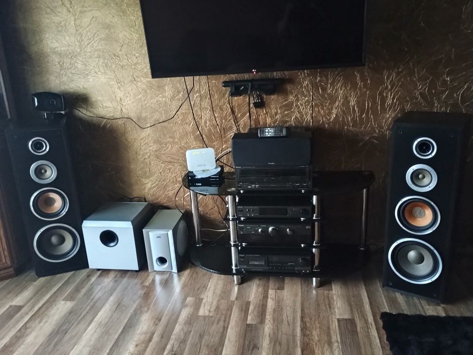 Technics Sa-AX7/ CD text na 110 płyt/ procesor SH-GE 90 i kolumny