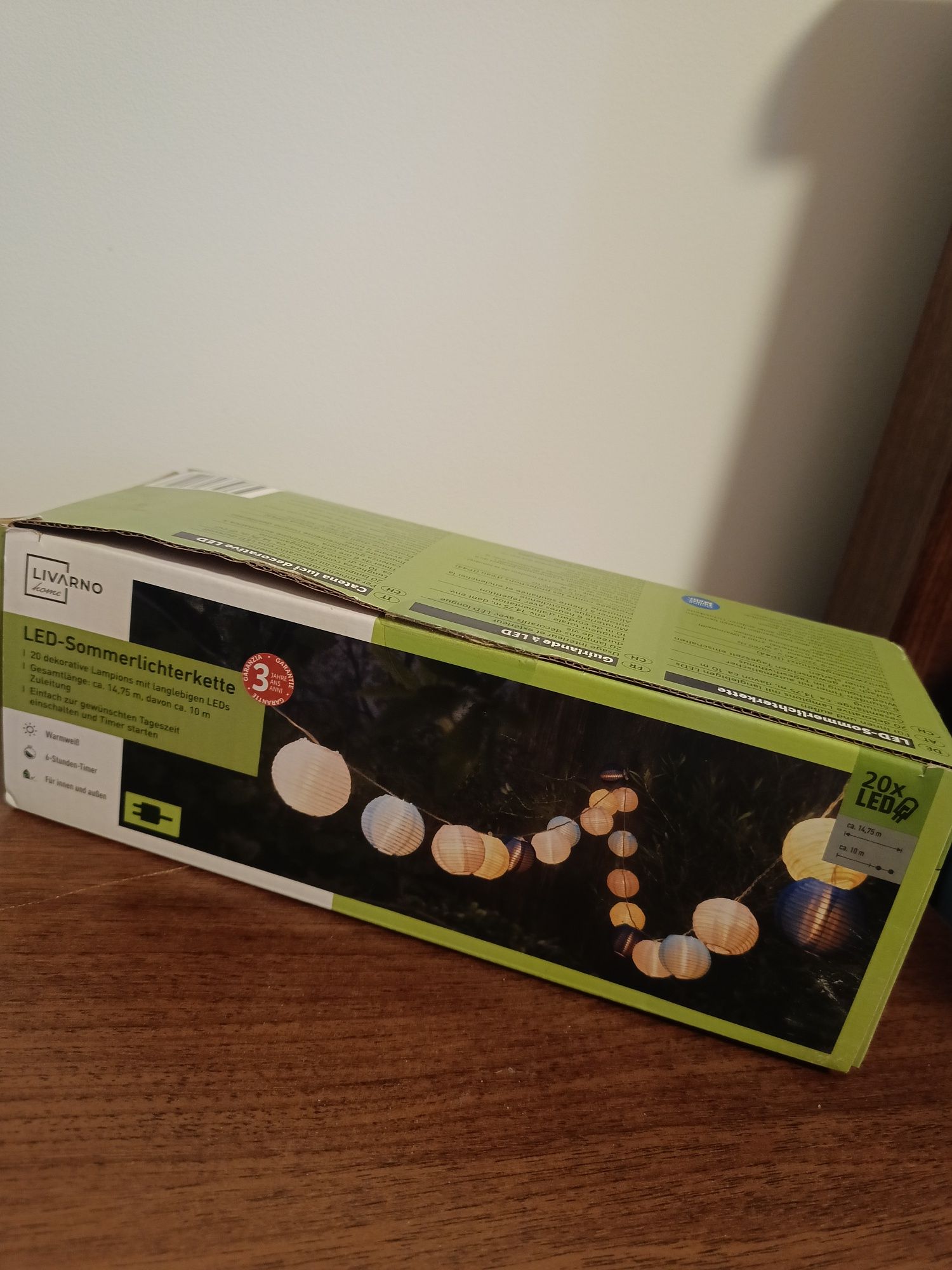 Girlanda świetlna 20 LED timer