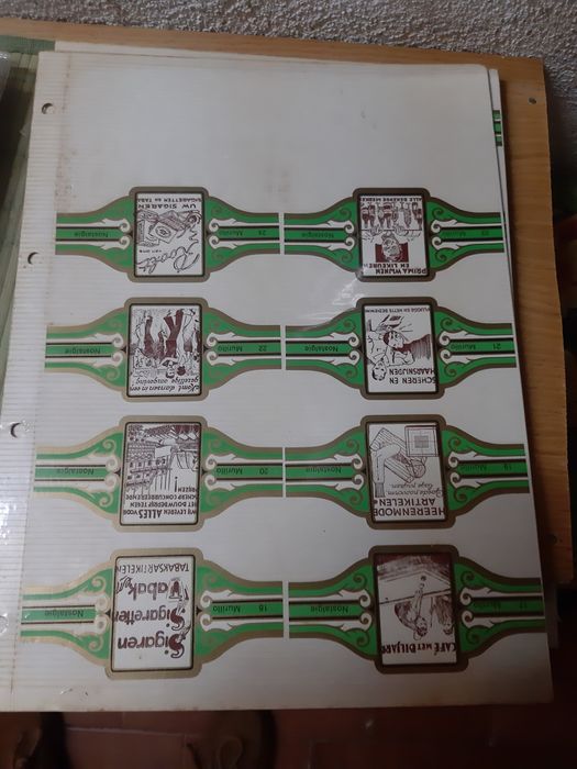 900 Cintas charutos de colecao com series completas