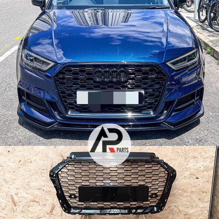 Audi A3 8V Grelha RS Preto brilhante Facelift