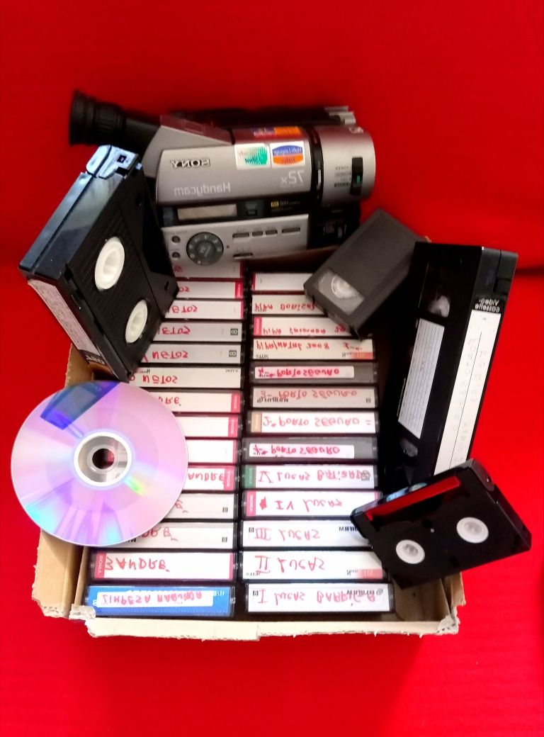 Tem antigas Cassetes de vídeo com imagens de famila ?