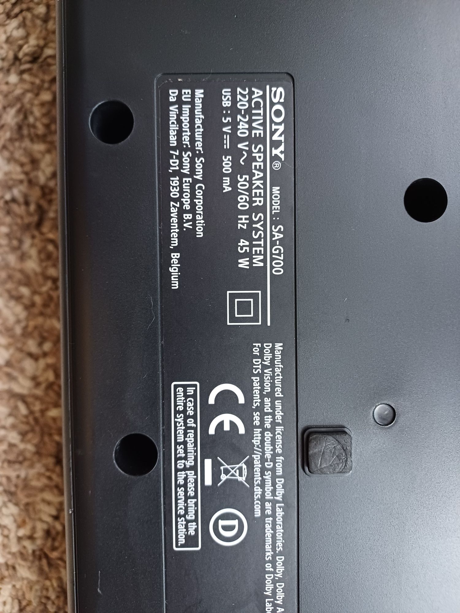 Soundbar Sony HT G700