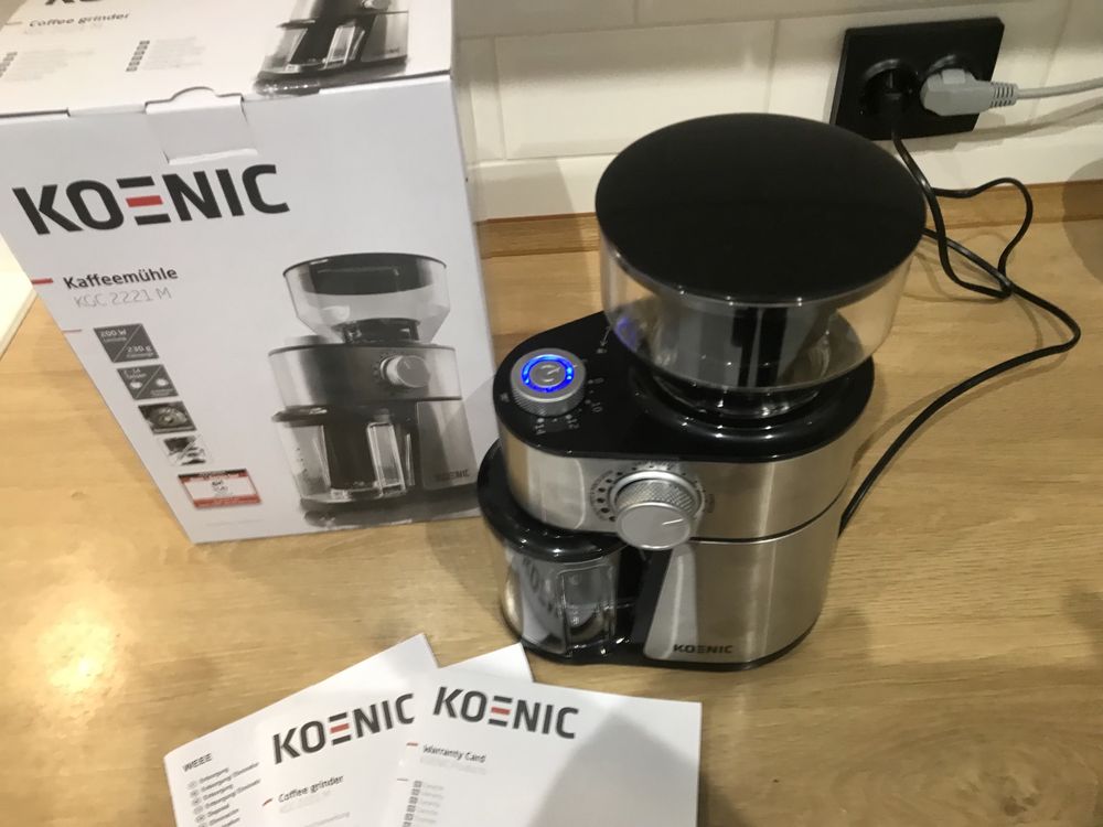 Кавомолка кофемолка електрична Koenic 200w