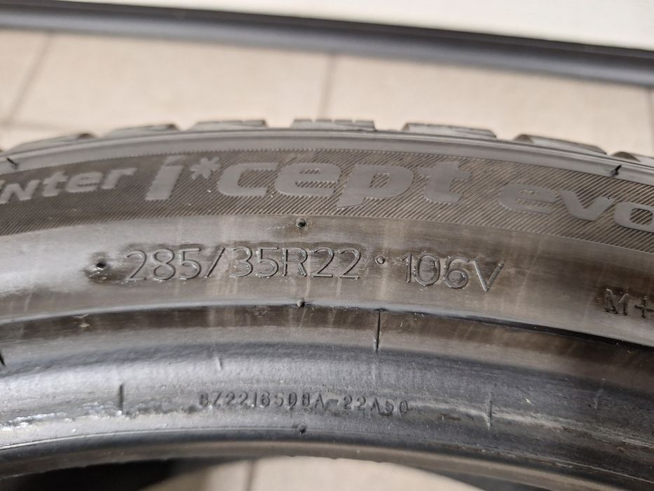 285/35R22 Hankook Winter i*cept evo3 x 4 szt.