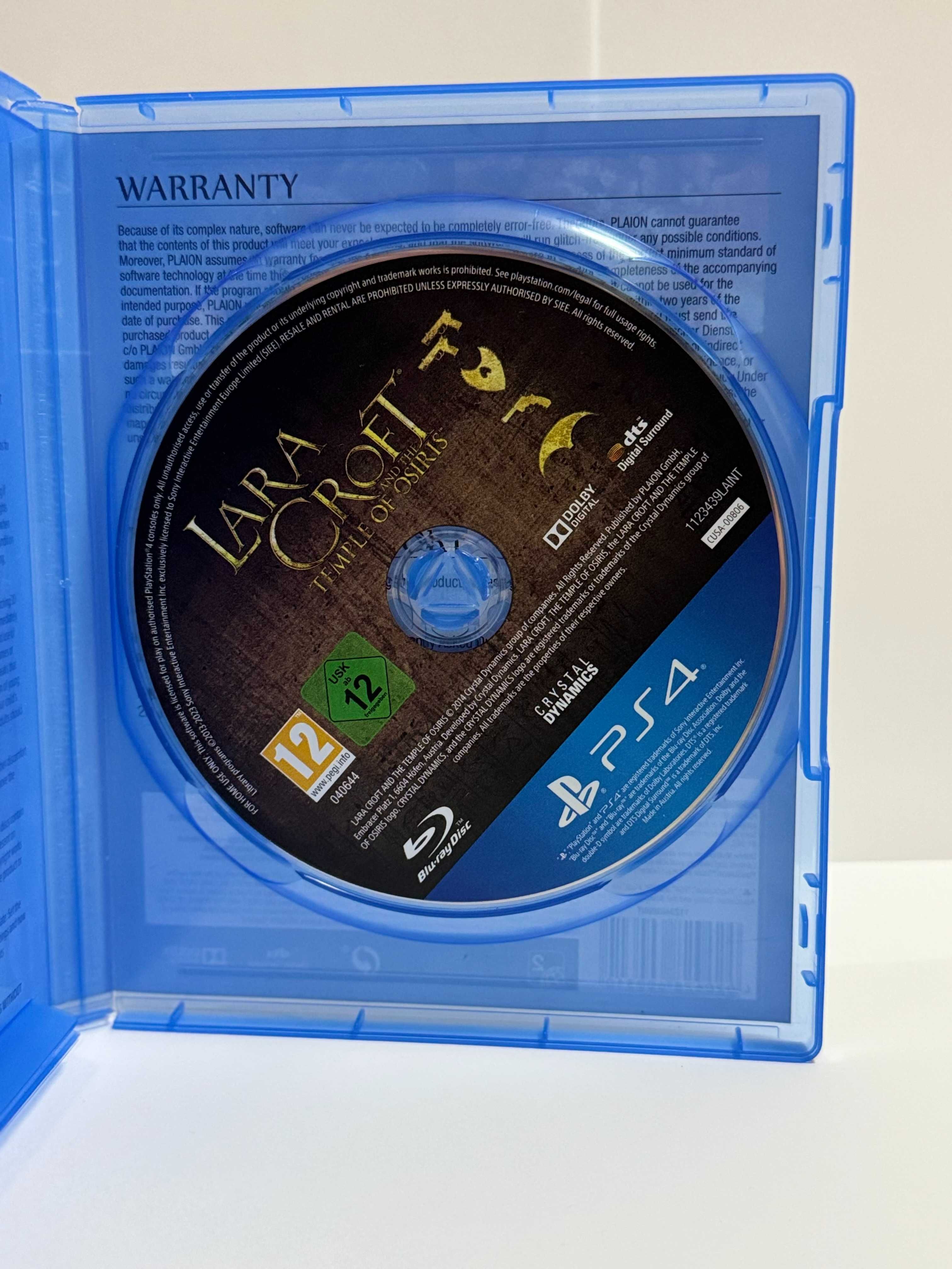Gra Lara Croft and Temple of Osiris na PS4, ENG, bdb stan!