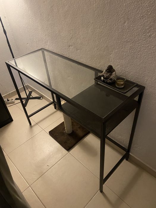Móvel de entrada de vidro