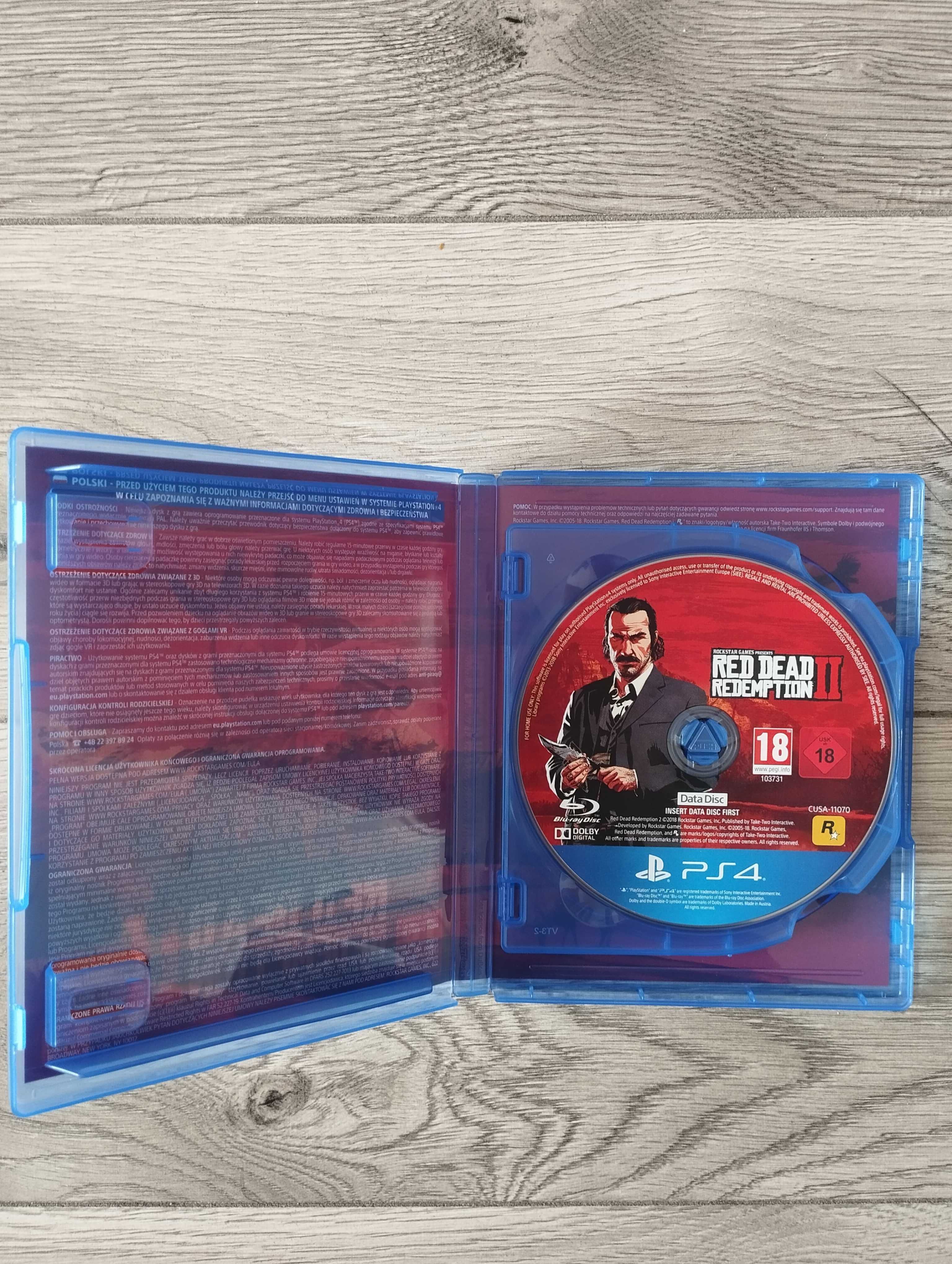 Gra Red Dead Redemption 2 Polska Wersja PS4/PS5 Playstation