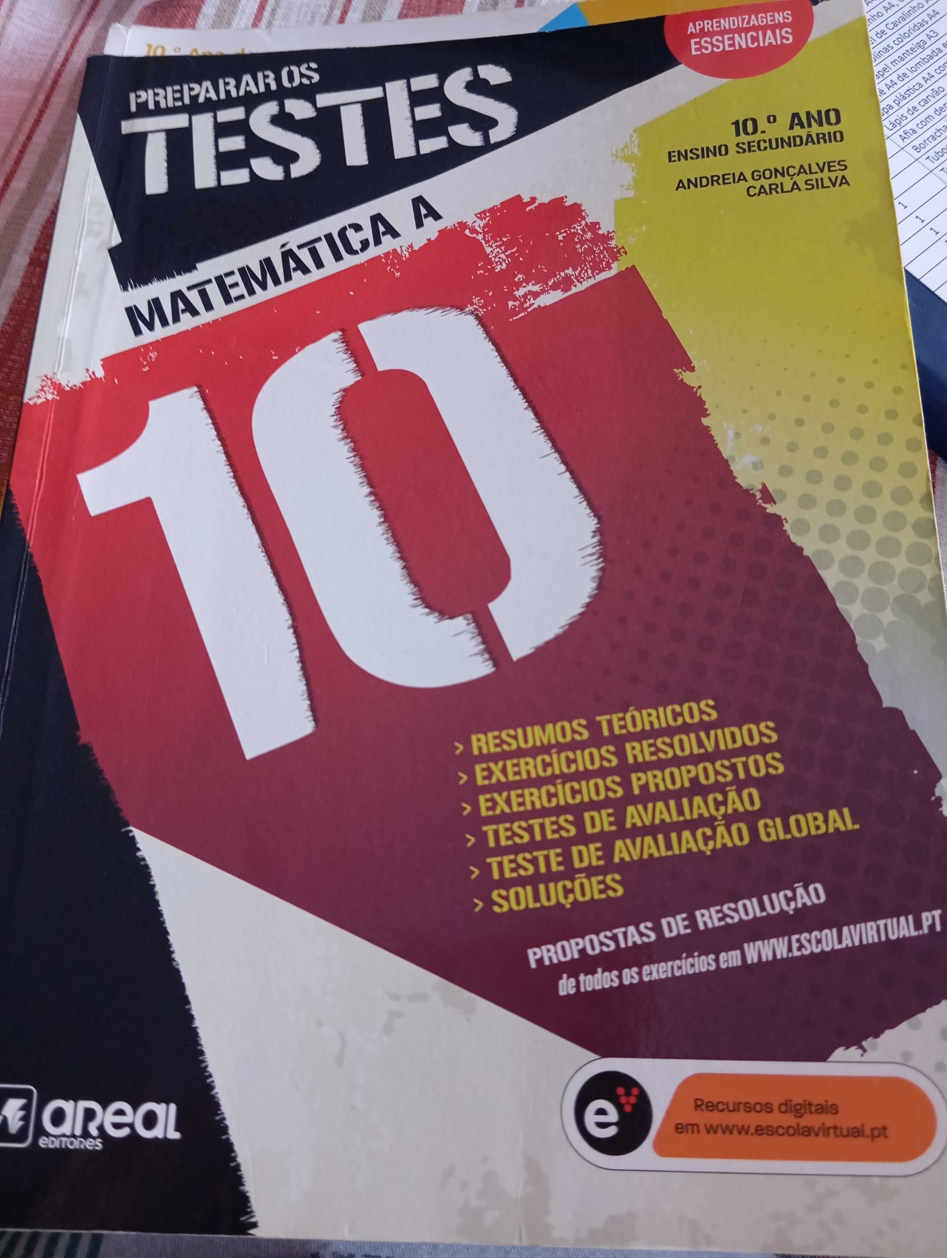 Matemática A 10 livro testes