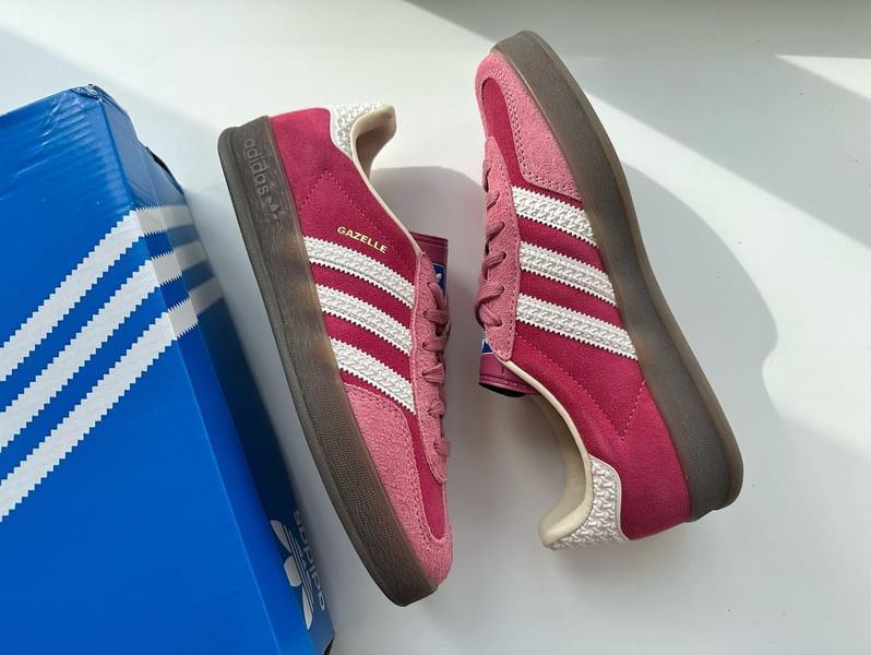 Adidas Gazelle Indoor Pink Cloud White IF1809 / Адідас Газелі Рожеві