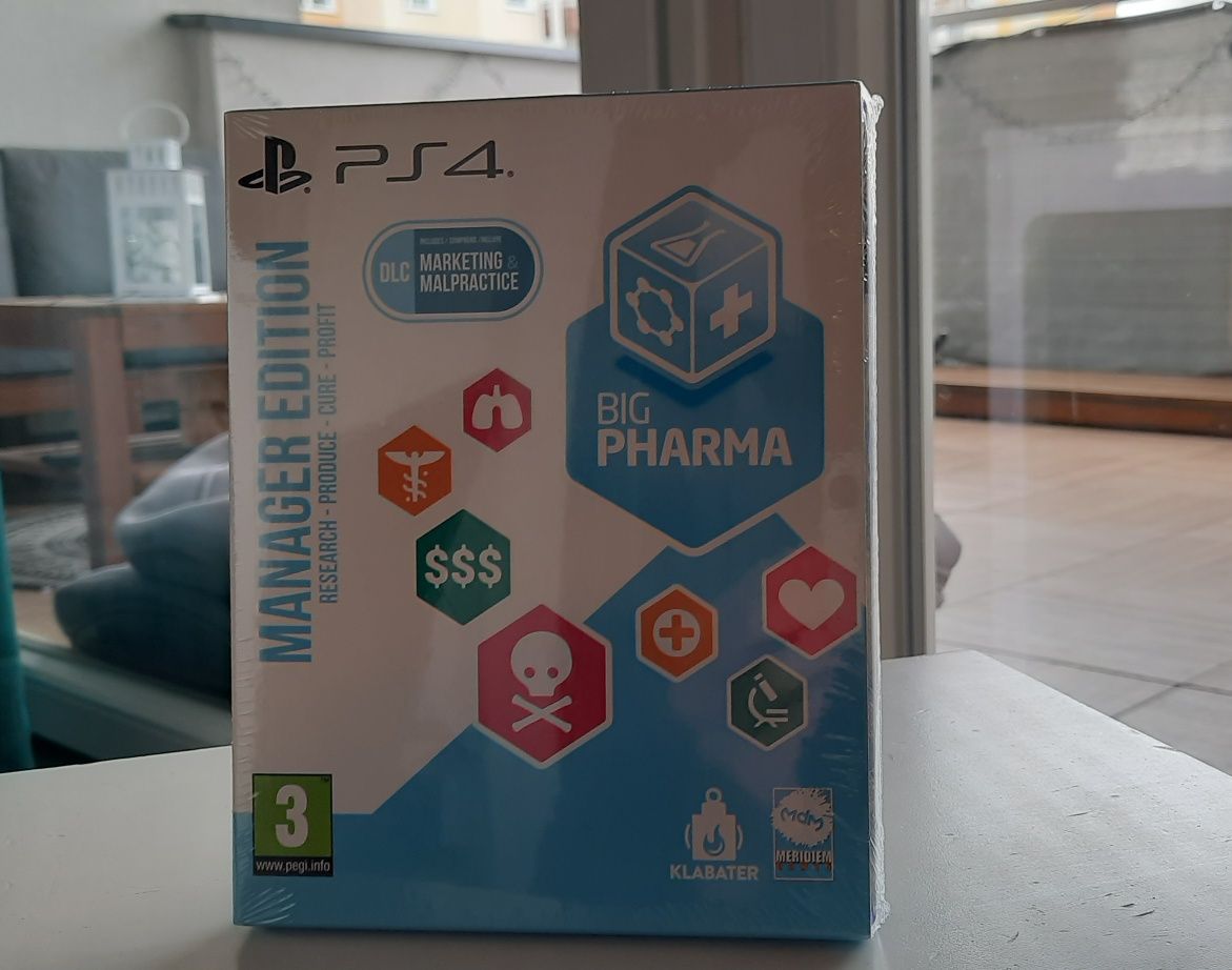 Big Pharma Manager Edition PS4 PS5 Playstation 4 5 NOWA ANG/PL +DLC