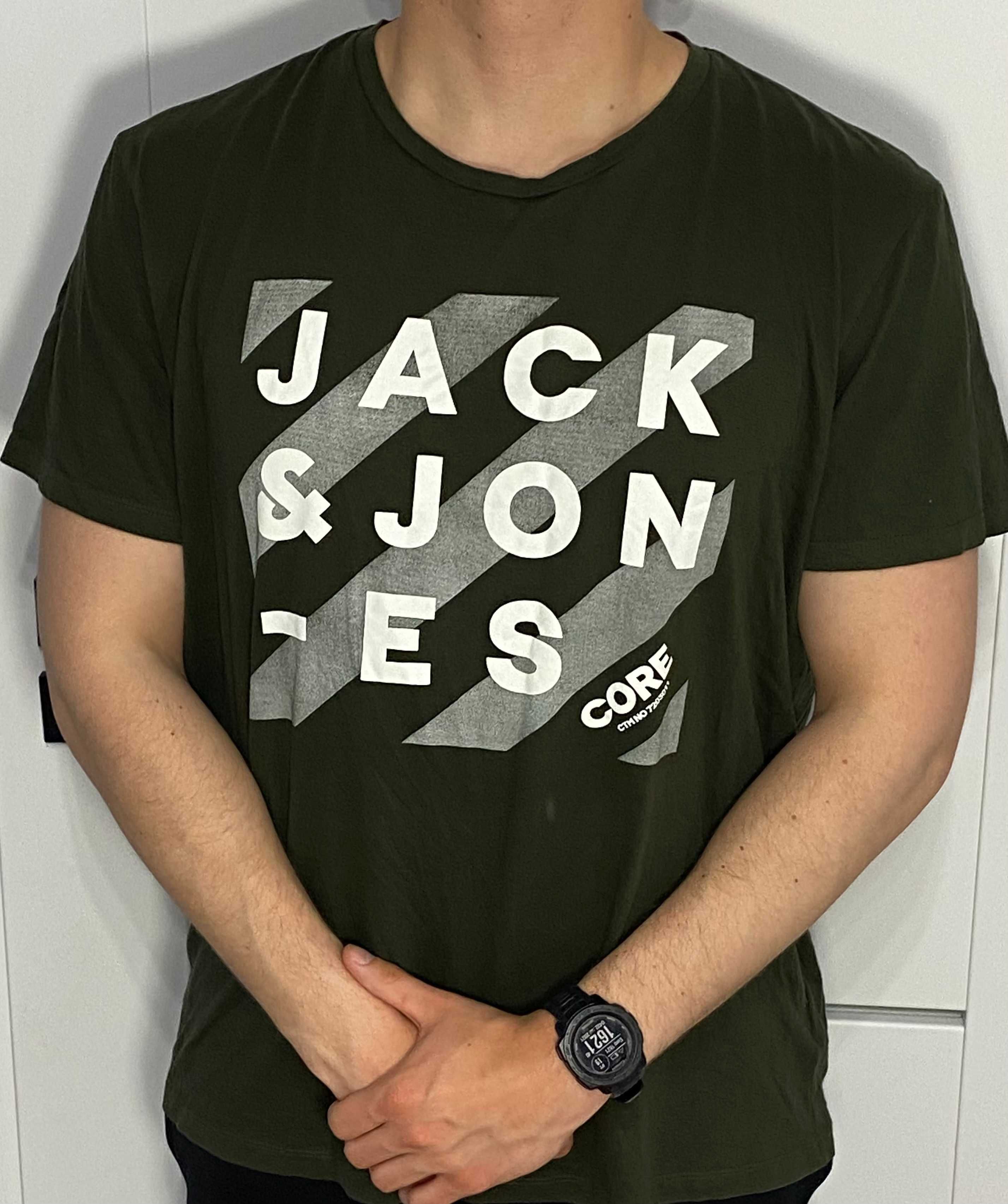 Jack&Jones, koszulka bawełniana, stan bardzo dobry, rozmiar XXL