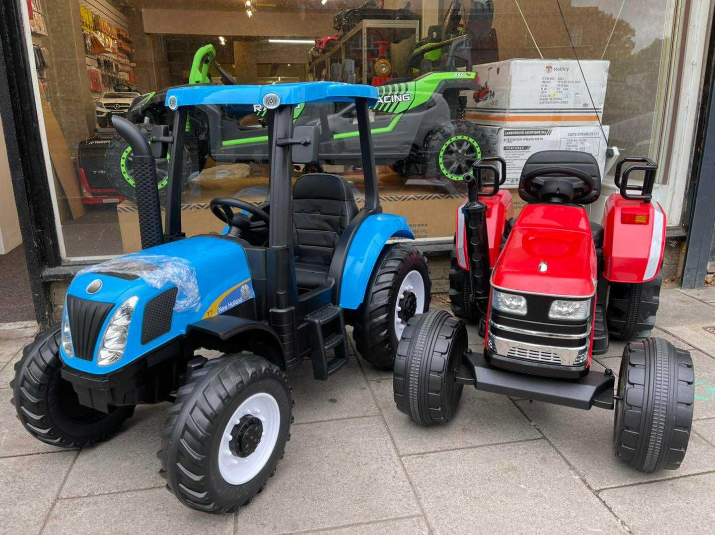 TRAKTOR XXL New holland 24V silniki 2x200W auto na akumulator