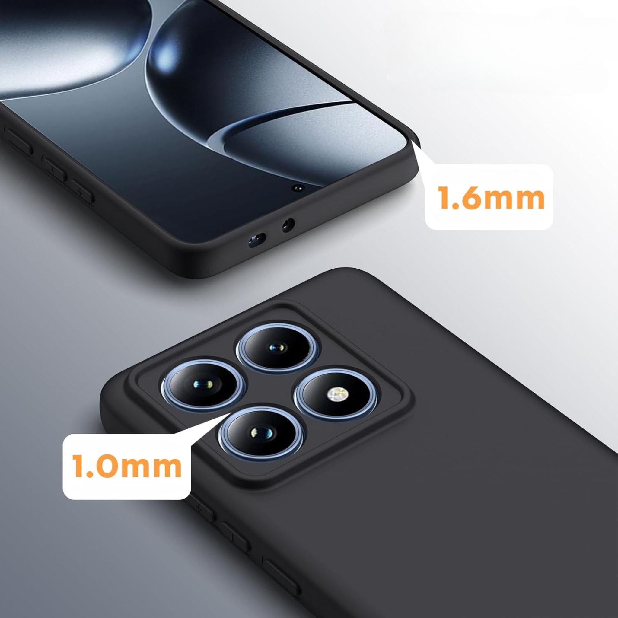 Etui Silicone do Xiaomi 14T Pro czarne