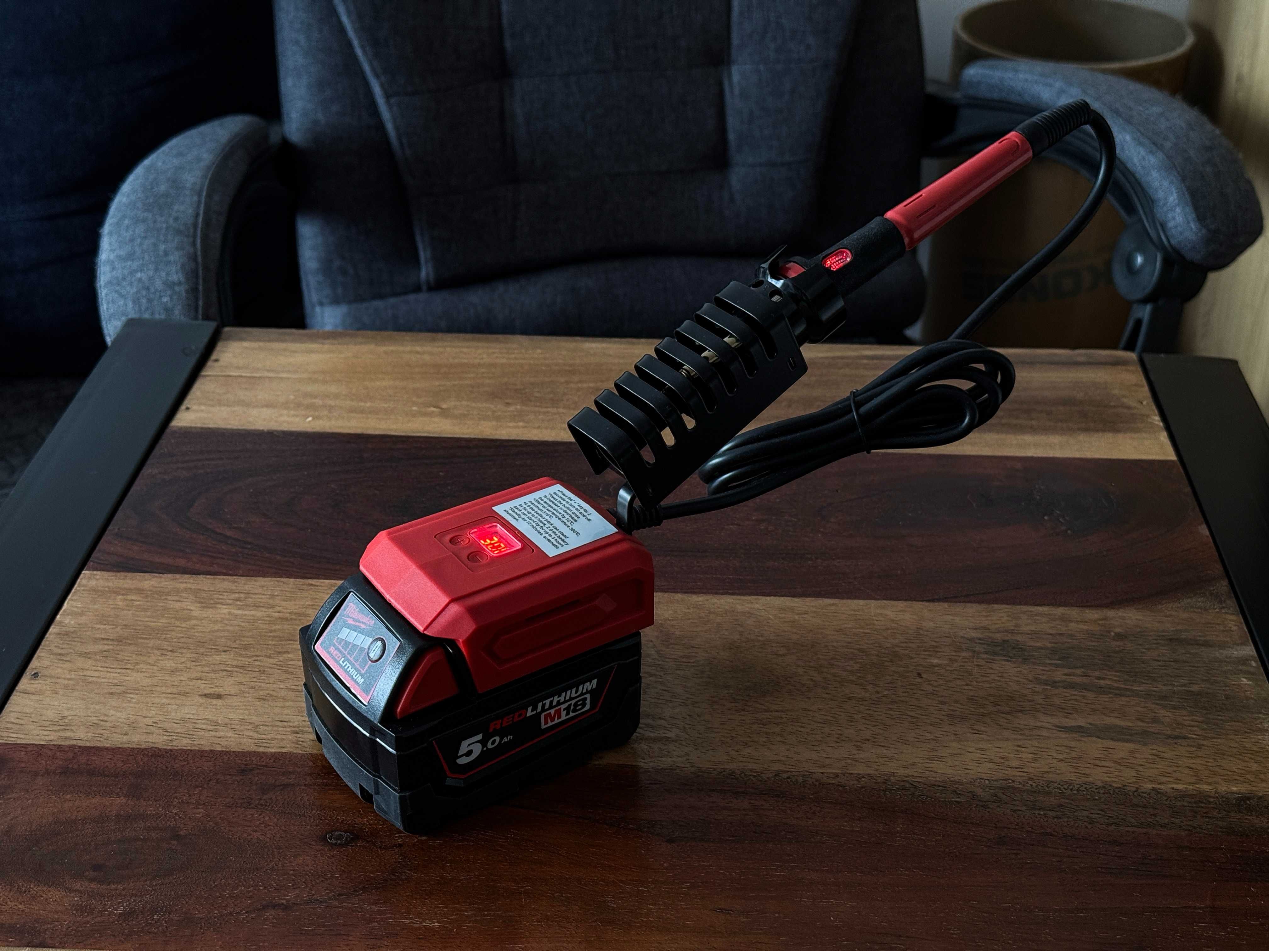 Lutownica bezprzewodowa na akumulator Milwaukee 18V/20V grot T12