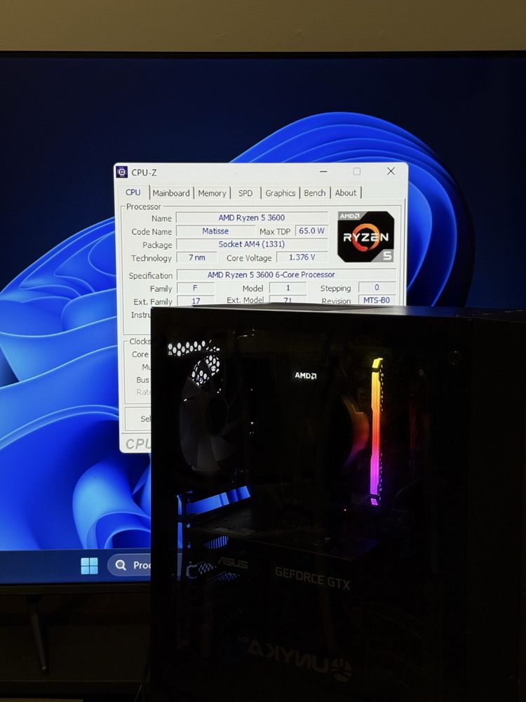 Pc gamer / Ryzen 5 3200 / GTX 1650 / SSD 1TB