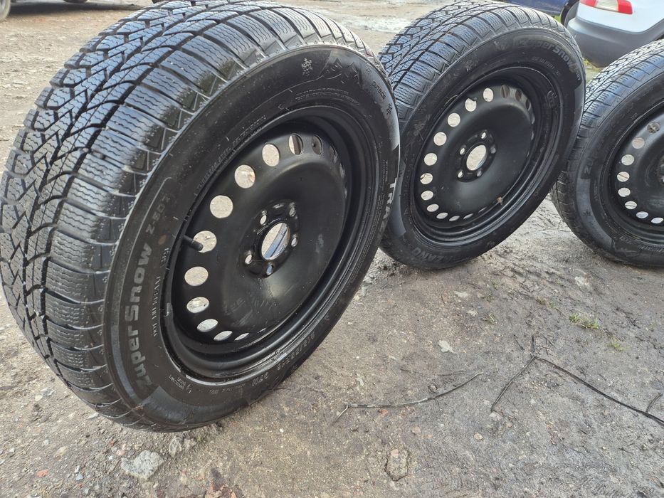 Koła zimowe, felgi 16 cali, ford 5x108, opony 2023rok, 215/55/16