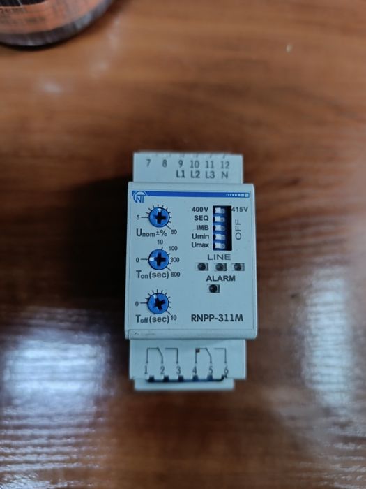 Реле напруги, перекосу та послідовності фаз RNPP-311M
