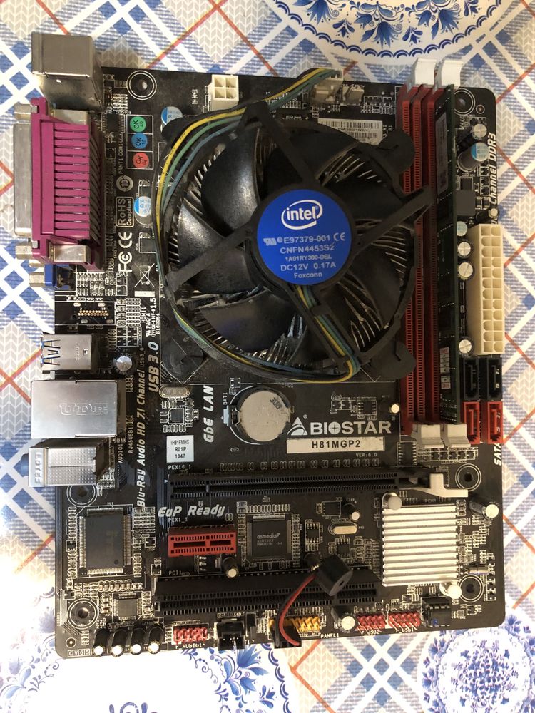 Материнская плата Biostar H81MGP2 (s1150, Intel H81, PCI-E x16)