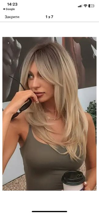 Парики жіночі. Каскад. Нові