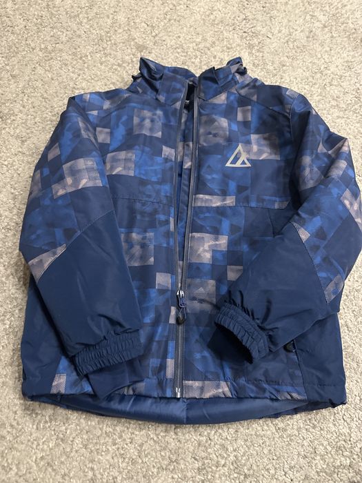 Kurtka granatowa narciarska Lidl 122/128 cm