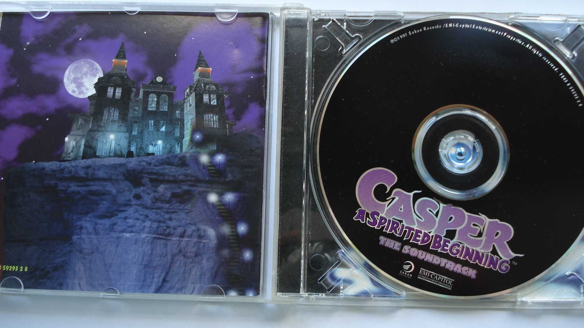Płyta CD - Duszek Casper (Kacper) soundtrack - muzyka z filmu
