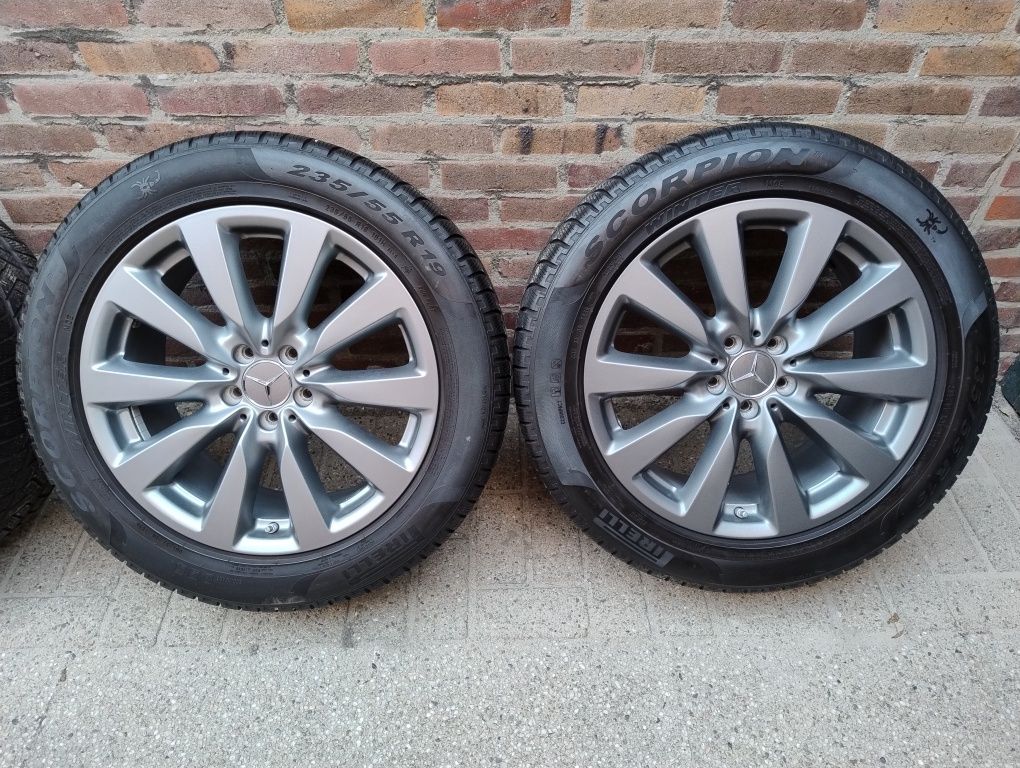 Oryginalne alufelgi 19" MERCEDES GLC X253 CZUJNIKI TPMS 5x112