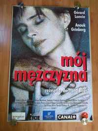 Plakaty filmowe Mój mężczyzna Unikat z 1996 roku.