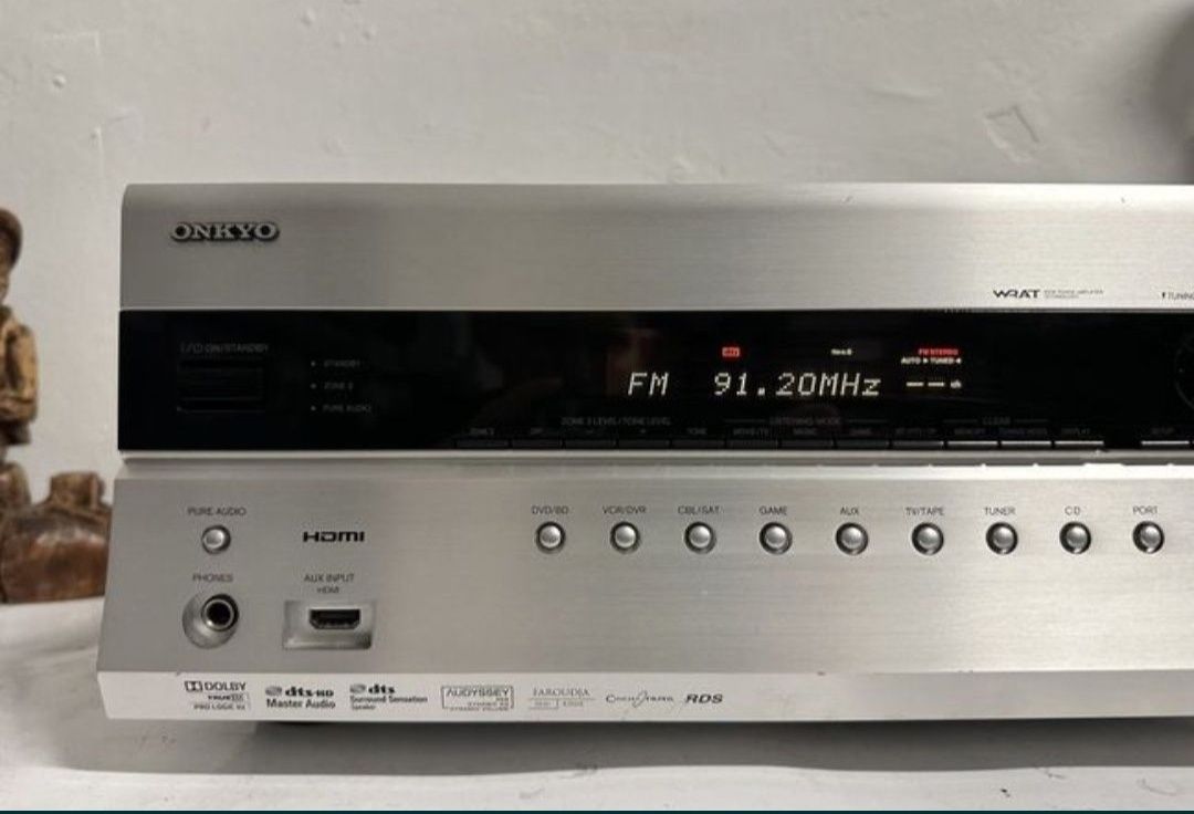 Mocny amplituner Onkyo TX-SR 607 wzmacniacz 140 watt