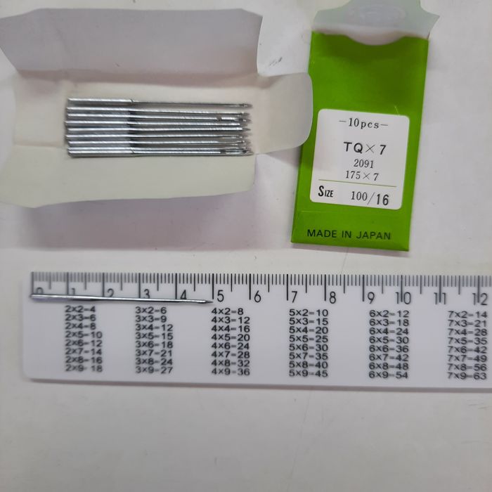 Японські голки  80-х років для промислових швейних машин