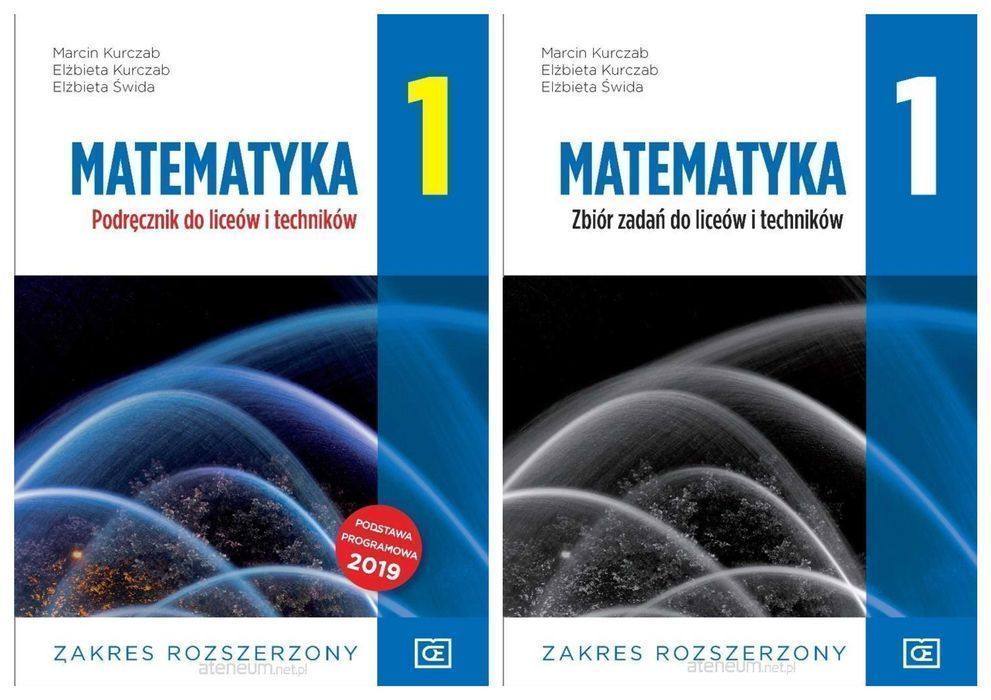 NOWE} Matematyka 1 Zakres Rozszerzony PAZDRO Podręcznik + Zbiór zadań