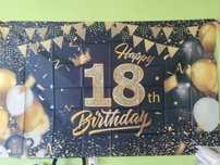 Baner urodzinowy 18lat