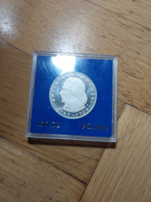Srebrna moneta 100zł Kazimierz Pułaski