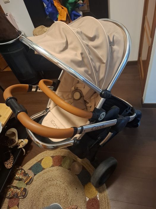 Carrinho Icandy peach+ovo besafe+base isofix