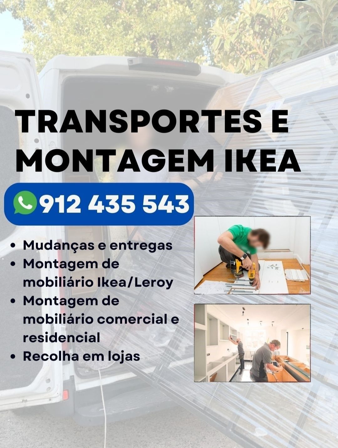 Mudanças e Montagem Ikea Lisboa/Oeiras/Loures/Cascais