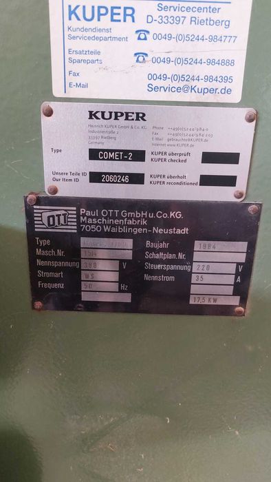 Szlifernia/szlifierka szerokotaśmowa OTT