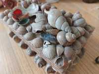 Antyk kolekcja Szkatułka pudełko dekoracyjne Krynica Morska muszle