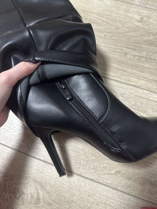 Сапоги на каблуке