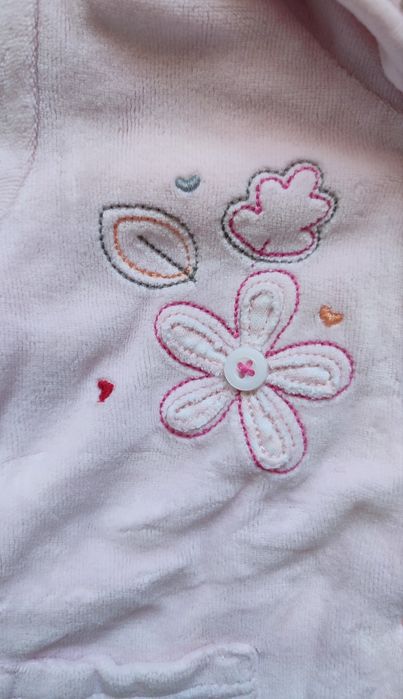 Marks&Spencer Ciepła bluza kurteczka dla dziewczynki r. 3-6mies