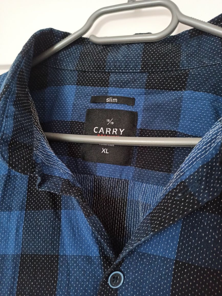 Carry Premium koszula slim XL krata