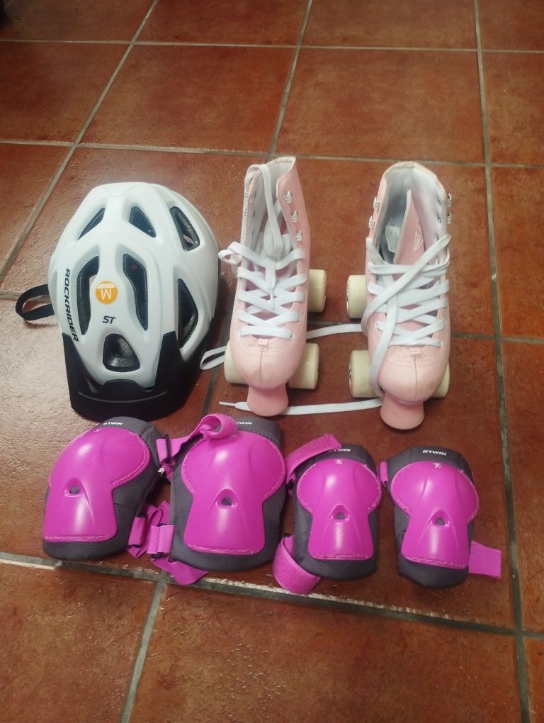 Conjunto patinagem criança