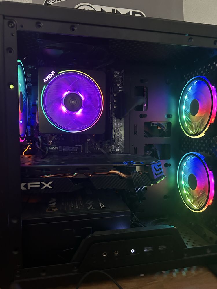 PC Gaming Ryzen 7 2700x RX 580 8GB, 16GB RAM, 1TB HDD