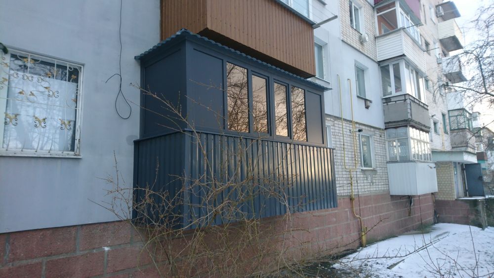 Добудова Пристройка Тераса Криша Балкон під ключ Розширення балкону