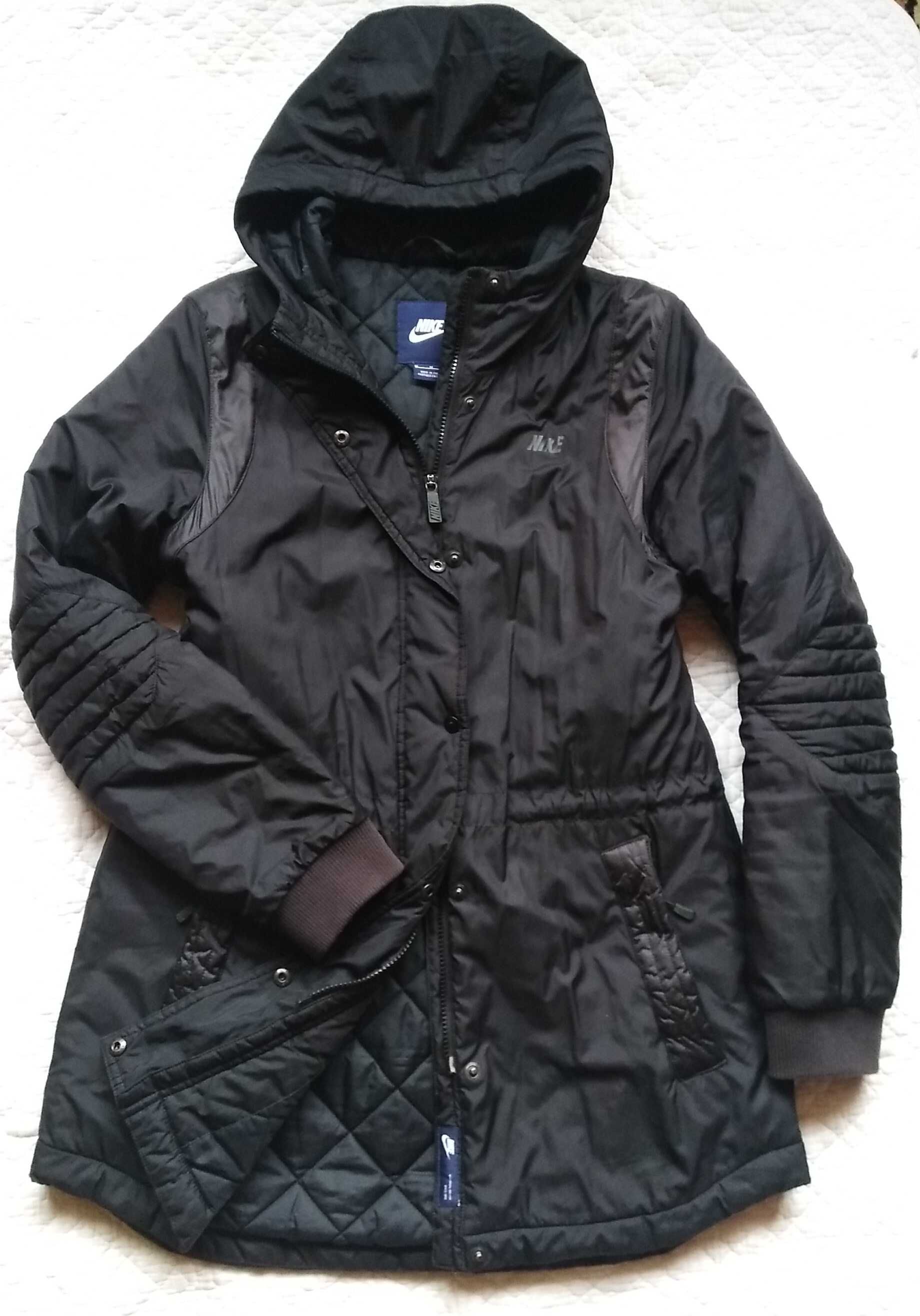 NIKE czarna przejściowa kurtka/parka  damska r.M 38