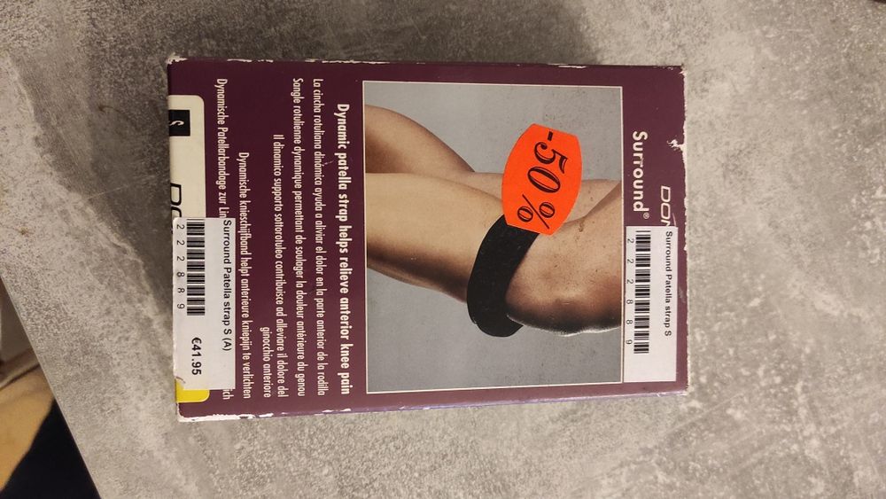 Opaska podrzepkowa na kolano orteza