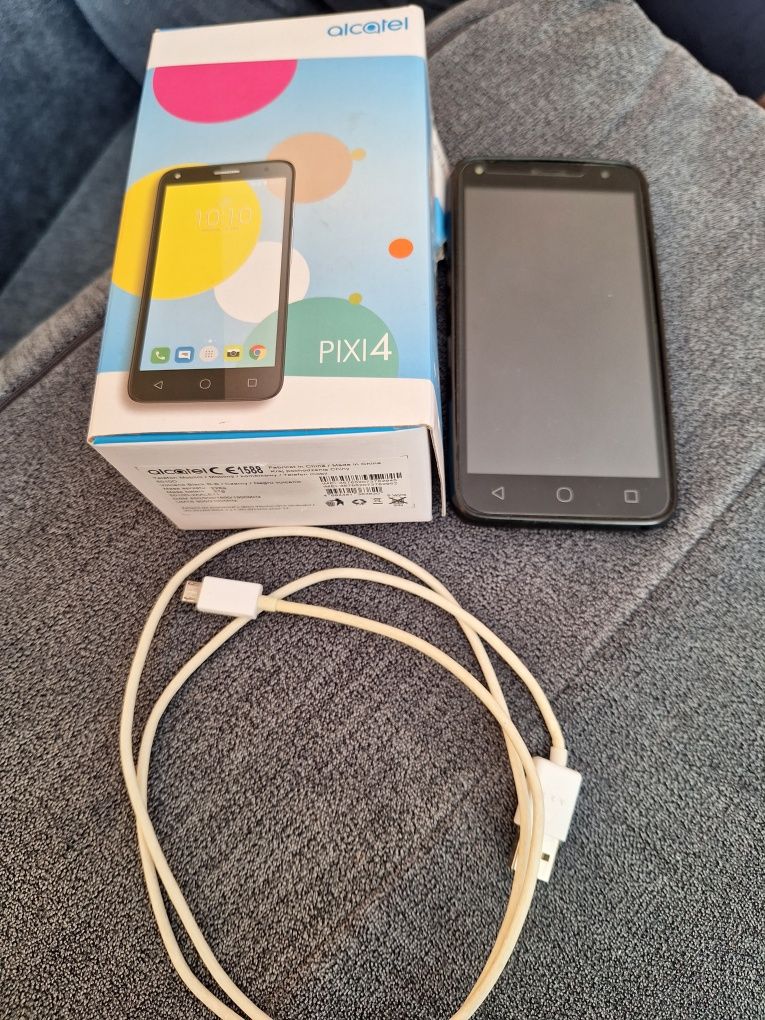 Alcatel Pixi4+kabel+plecki+szkło hartowane+ nowa bateria