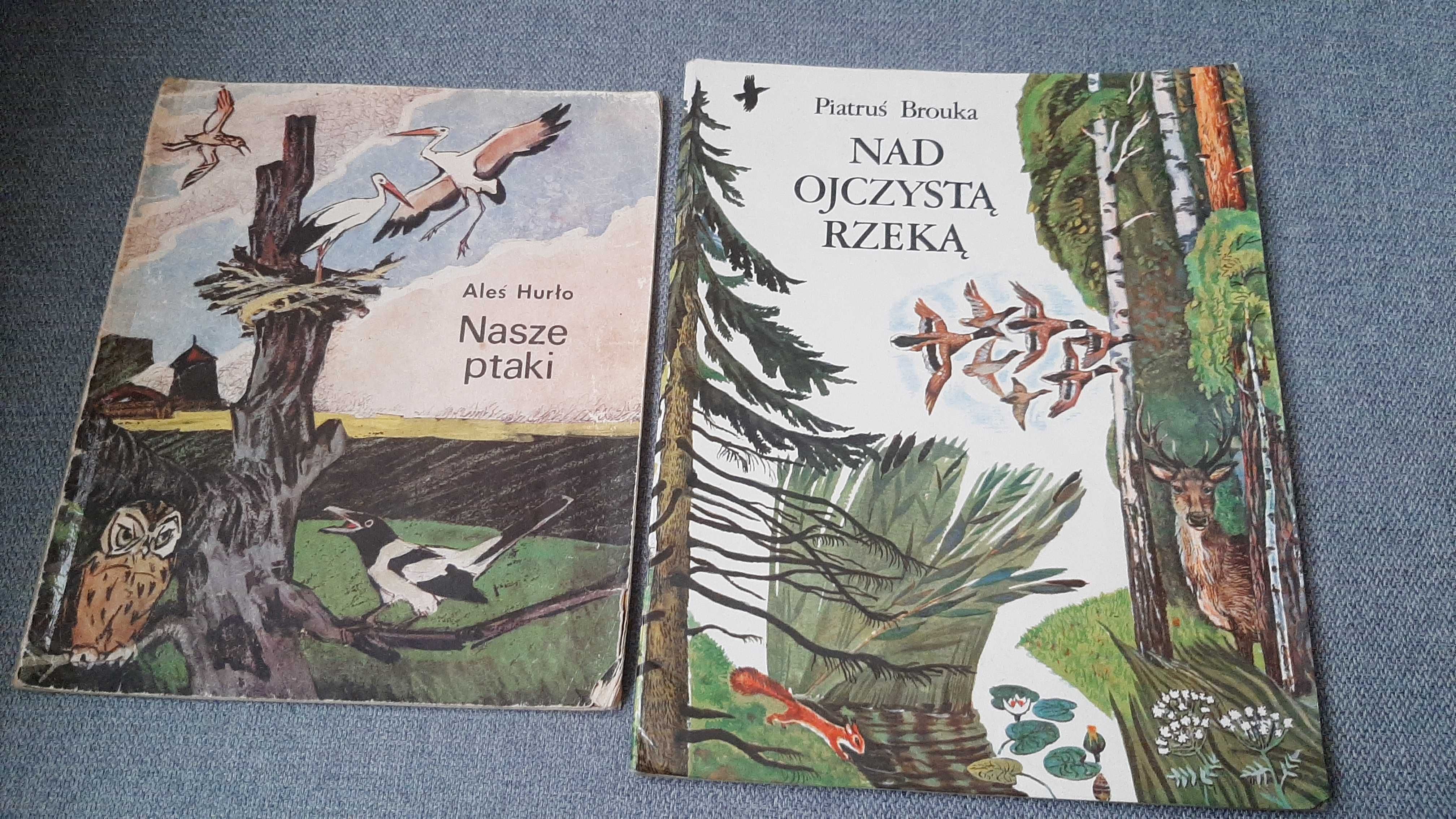 Komplet 2x Nasze ptaki Nad ojczystą rzeką Książki wyd. ZSRR