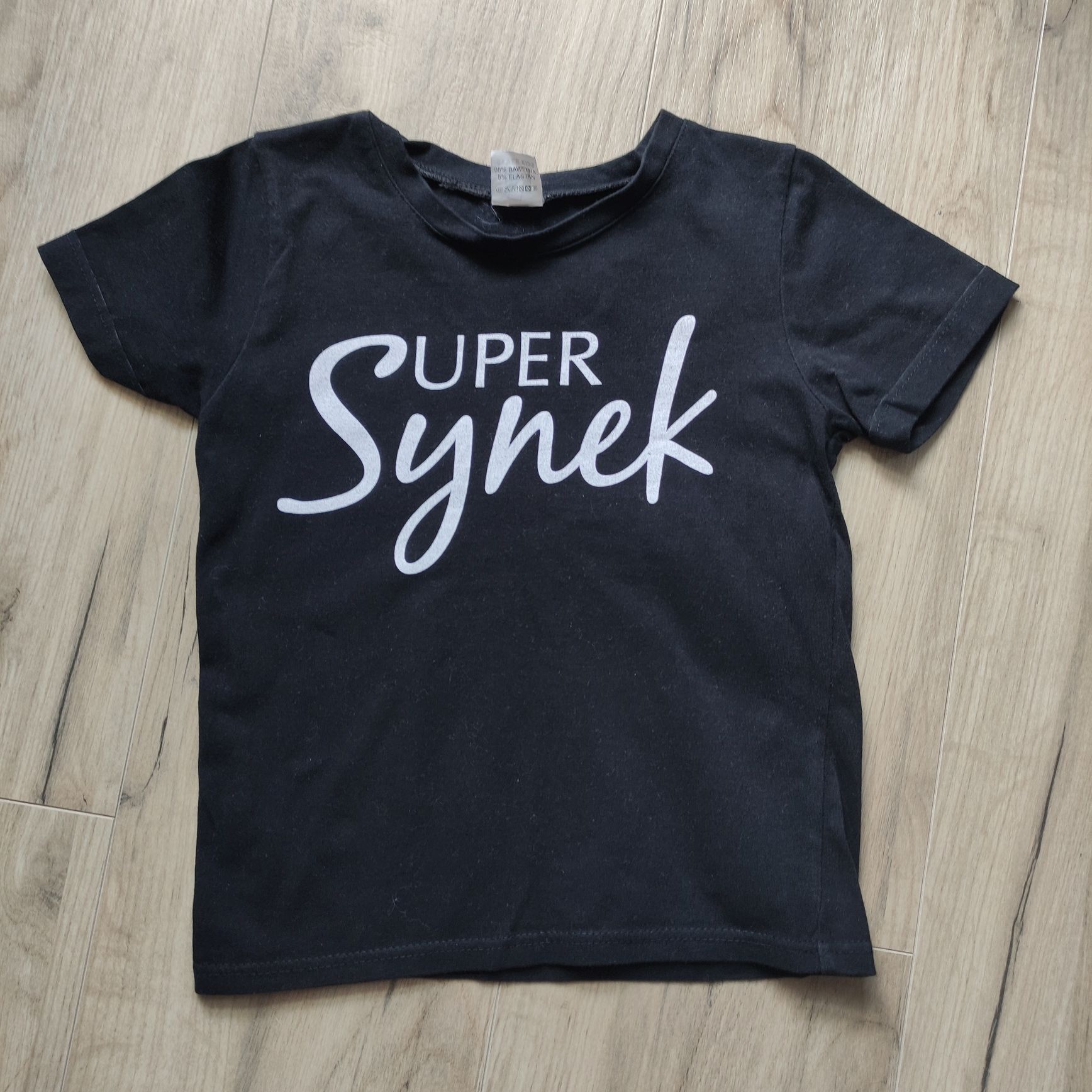 Koszulka bluzeczka t shirt Super synek polski producent Style Kids 116