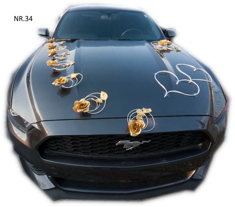 ZŁOTA Dekoracja na samochód Nr. 034