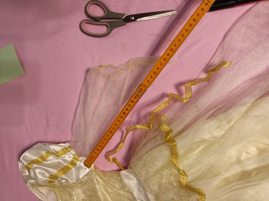 Kostium strój przebranie na bal sukienka anioł aniołek 104 110