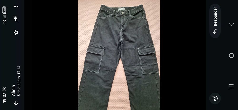 Calças e calções de rapariga adolescente